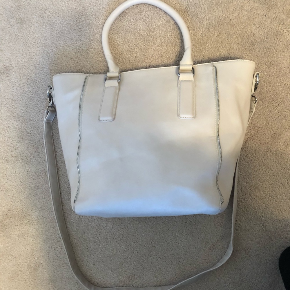 Forever 21 Beige Satchel Gently Used